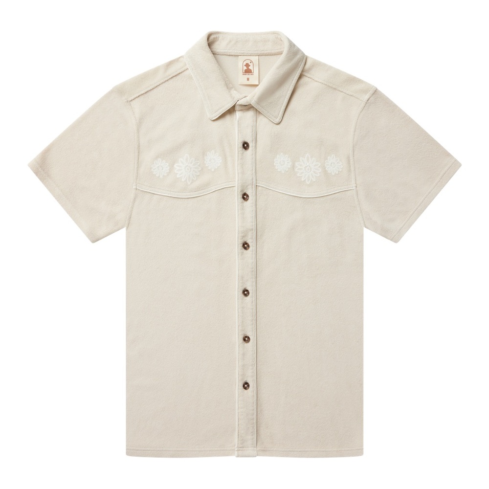 NWT Dandy Del Mar Gaucho Shirt in Alabaster